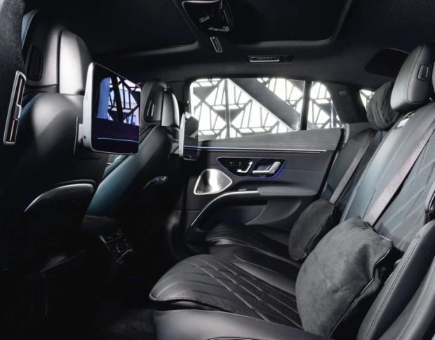 Защитное стекло Pixsel для заднего монитора MERCEDES BENZ EQS 13.6“ 2022 - (гибридное глянец)