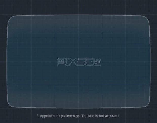 Защитное стекло Pixsel для заднего монитора MERCEDES BENZ EQS 13.6“ 2022 - (гибридное мат)