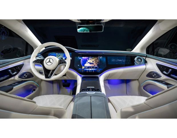 Защитное стекло Pixsel на широкий монитор MERCEDES BENZ EQS 49.1“ 2022 - (гибридное глянец)