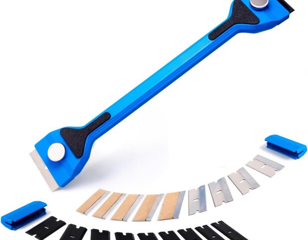 Foshio Double-sided Cleaning Scraper - Cкребок для очистки двухсторонний 15 x 7 cm