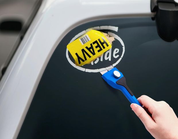 Foshio Double-sided Cleaning Scraper - Cкребок для очистки двухсторонний 15 x 7 cm