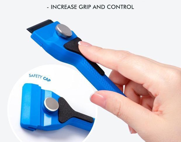 Foshio Double-sided Cleaning Scraper - Cкребок для очистки двухсторонний 15 x 7 cm