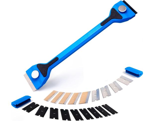 Foshio Double-sided Cleaning Scraper - Cкребок для очистки двухсторонний 15 x 7 cm