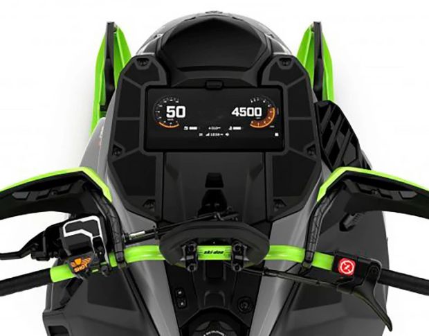 Защитное стекло Pixsel на монитор снегохода BRP SKI-DOO SUMMIT 10.25“ 2024 - (гибридное мат)