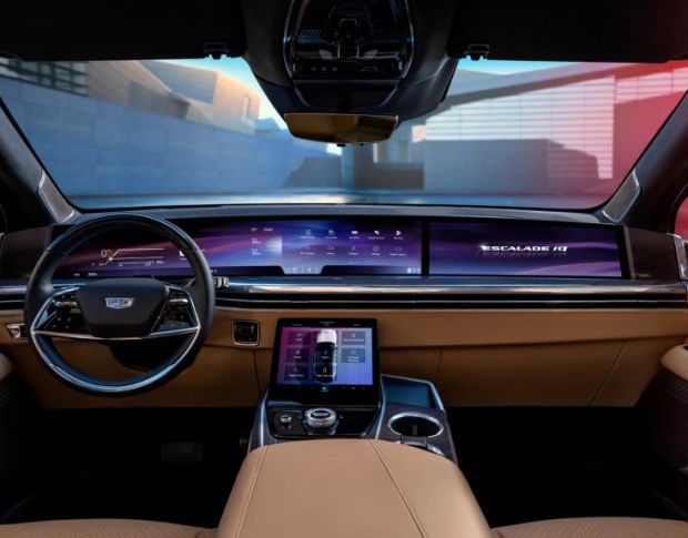 Захисне скло Pixsel на панель приладів CADILLAC ESCALADE IQ 55.3“ 2025 - (гібридне глянець)