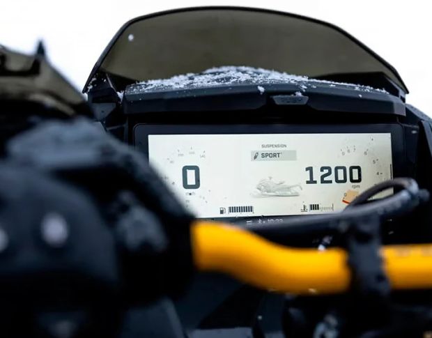 Защитное стекло Pixsel на монитор снегохода BRP SKI-DOO MXZ 10.25“ 2025 - (гибридное мат)