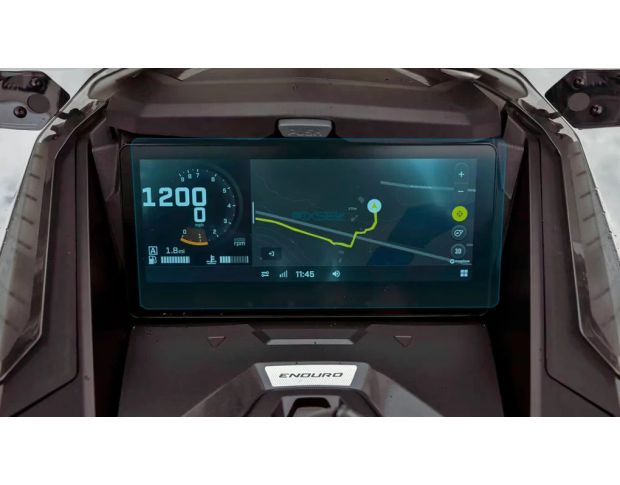 Захисне скло Pixsel на монітор снігохода BRP SKI-DOO RENEGADE 10.25“ 2023 - (гібридне мат)