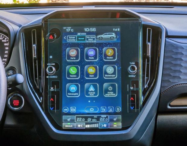 Захисне скло Pixsel на монітор SUBARU FORESTER 14.2“ 2024 - (гібридне глянець)