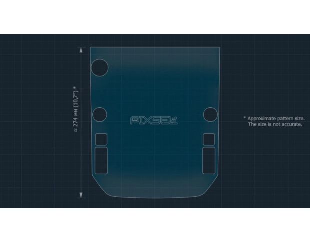 Захисне скло Pixsel на монітор SUBARU FORESTER 14.2“ 2024 - (гібридне мат)