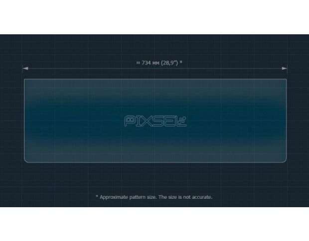 Захисне скло Pixsel на монітор LYNK & CO 900 30.3“ 2025 - (гібридне мат)