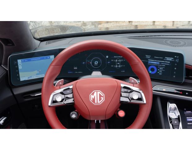 Захисне скло Pixsel на панель приладів MG CYBERSTER 27.6“ 2025 - (гібридне глянець)