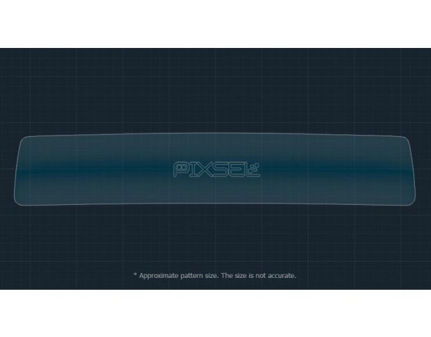 Защитное стекло Pixsel на приборную панель MG CYBERSTER 27.6“ 2025 - (гибридное мат)