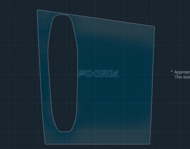 Захисне скло Pixsel на клімат-контроль MG CYBERSTER 12“ 2025 - (гібридне мат)