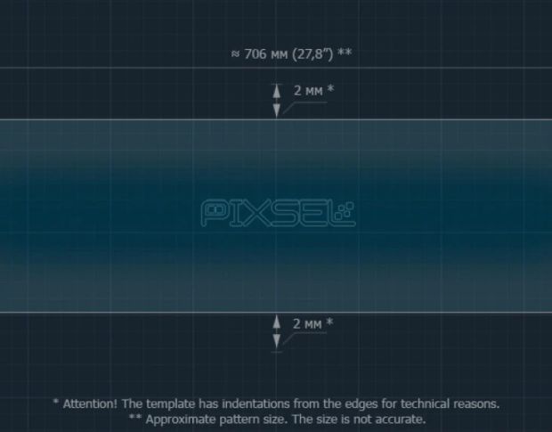 Защитное стекло  на монитор ZEEKR 7X 29.2“ 2025 - (гибридное глянец)