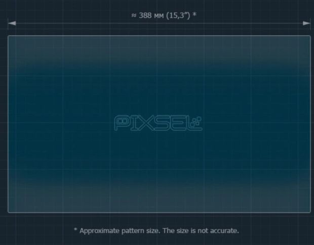 Защитное стекло Pixsel на задний монитор ZEEKR 9X 17.7“ 2025 - (гибридное мат)