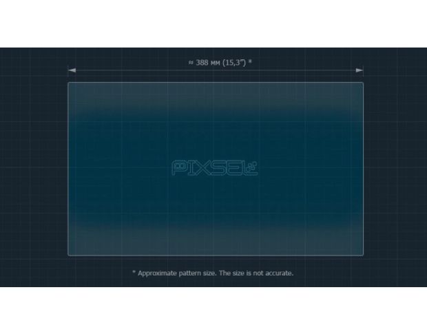 Защитное стекло Pixsel на задний монитор ZEEKR 9X 17.7“ 2025 - (гибридное мат)