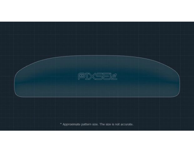 Захисне скло Pixsel на панель приладів ZEEKR 9X 13.6“ 2025 - (гібридне глянець)