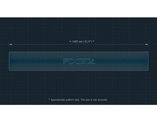Защитное стекло Pixsel на монитор AUDI E5 43.3“ 2025 - (гибридное глянец)