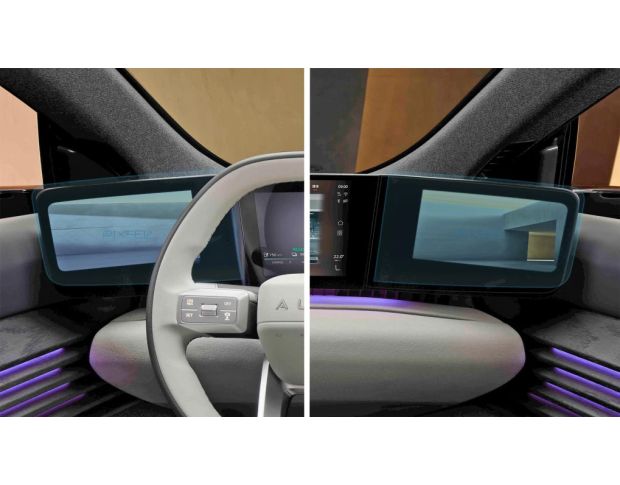 Защитное стекло Pixsel для зеркал AUDI E5 x2 10.3“ 2025 - (гибридное глянец)