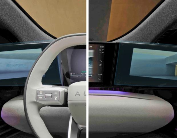 Защитное стекло Pixsel для зеркал AUDI E5 x2 10.3“ 2025 - (гибридное глянец)