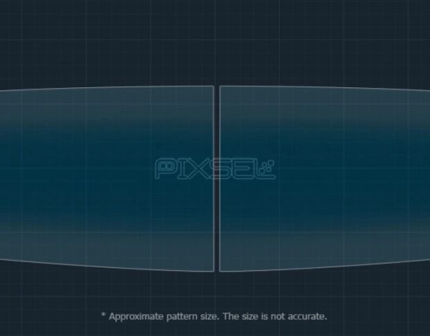 Защитное стекло Pixsel для зеркал AUDI E5 x2 10.3“ 2025 - (гибридное мат)