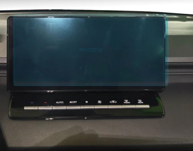 Захисне скло Pixsel на монітор TOYOTA COROLLA CROSS 11.7“ 2025 - (гібридне глянець)