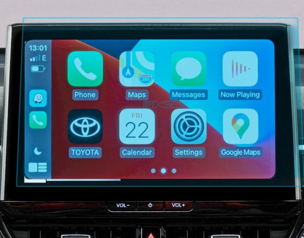 Защитное стекло Pixsel на монитор TOYOTA COROLLA CROSS 12.1“ 2025 - (гибридное глянец)