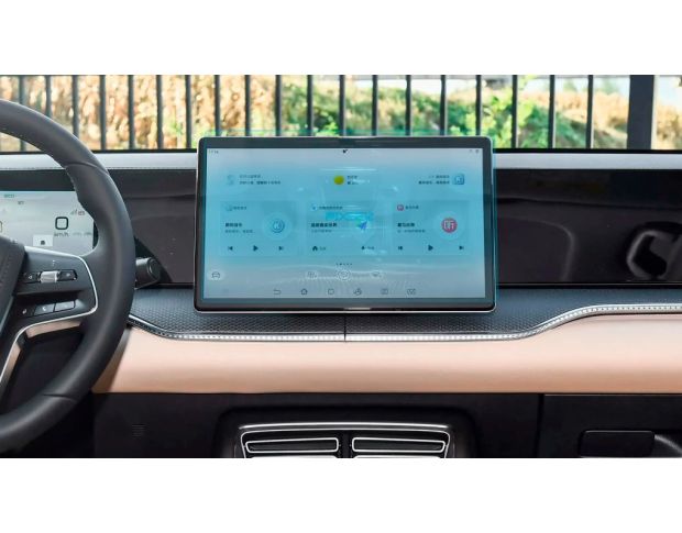 Захисне скло Pixsel на монітор BYD SONG PRO 13.5“ 2025 - (гібридне глянець)