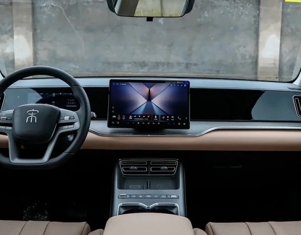 Защитное стекло Pixsel на монитор BYD SONG PRO 13.5“ 2025 - (гибридное мат)