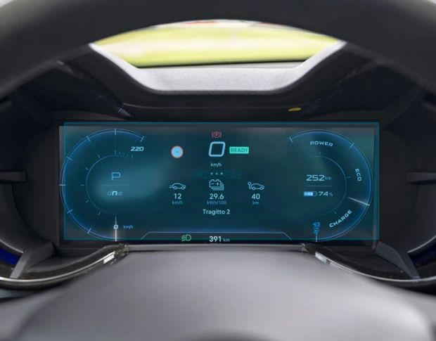 Защитное стекло Pixsel на приборную панель ALFA ROMEO JUNIOR 10.1“ 2024 - (гибридное мат)