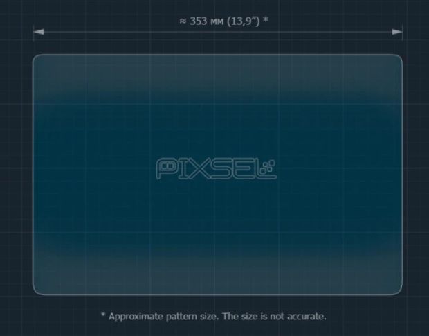 Захисне скло Pixsel на монітор POLESTAR 4 16.6“ 2023 - (гібридне глянець)