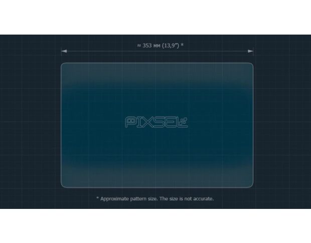 Захисне скло Pixsel на монітор POLESTAR 4 16.6“ 2023 - (гібридне мат)