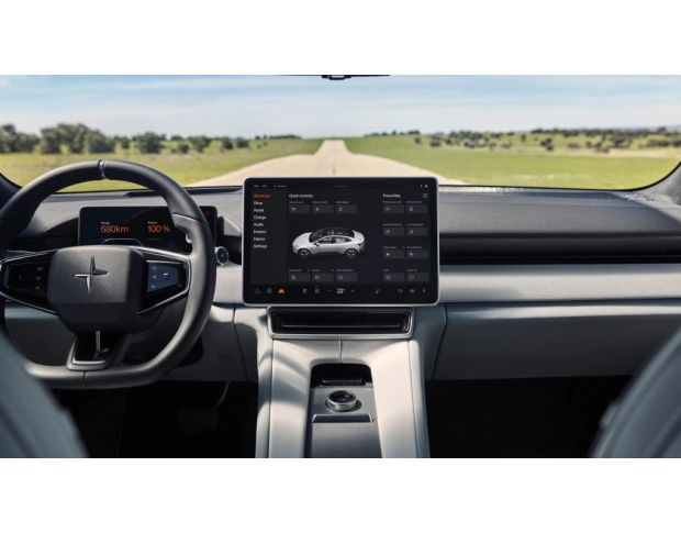 Захисне скло Pixsel на панель приладів POLESTAR 4 11“ 2023 - (гібридне глянець)