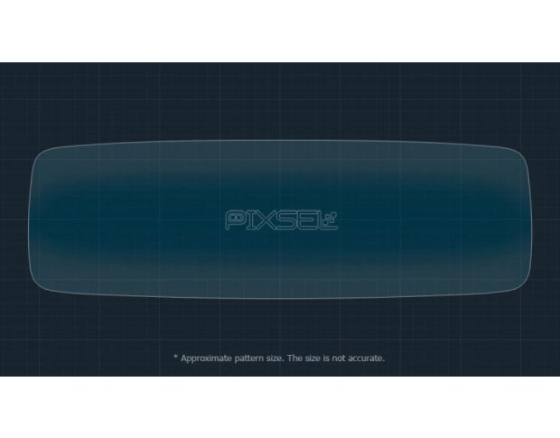 Защитное стекло Pixsel для заднего климат-контроля AITO M8 7.7“ 2025 - (гибридное глянец)