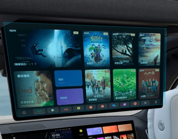 Захисне скло Pixsel для заднього монітора LI AUTO MEGA 22.2“ 2024 - (гібридне глянець)