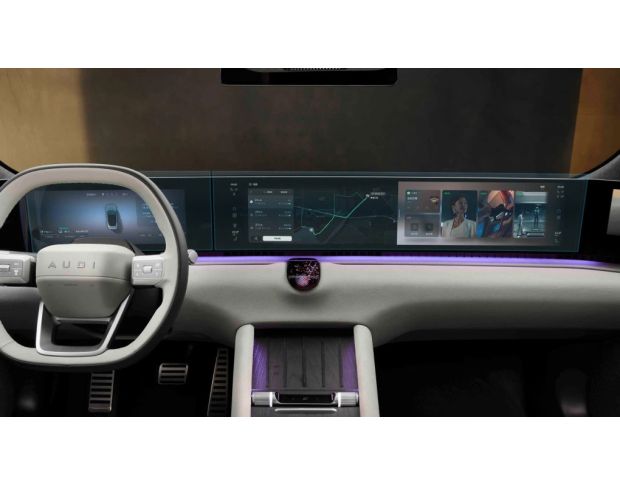 Защитное стекло Pixsel на широкий (две части) монитор AUDI E5 43.3“ 2025 - (гибридное глянец)