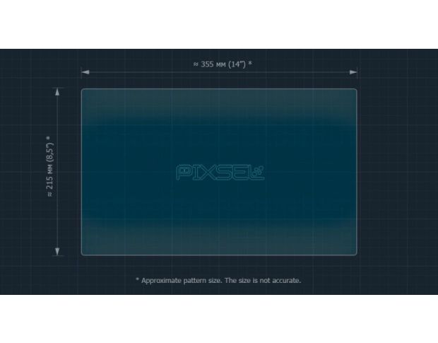 Захисне скло Pixsel на монітор BYD LEOPARD 7 16.3“ 2025 - (гібридне мат)