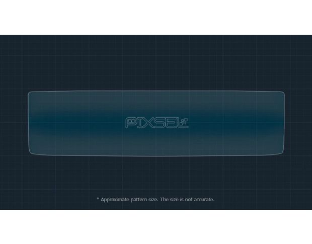 Защитное стекло Pixsel для заднего климат-контроля BYD LEOPARD 7 5.5“ 2025 - (гибридное мат)