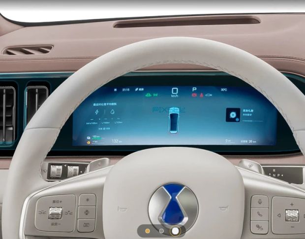 Захисне скло Pixsel на панель приладів DENZA N8L 23.1“ 2025 - (гібридне глянець)