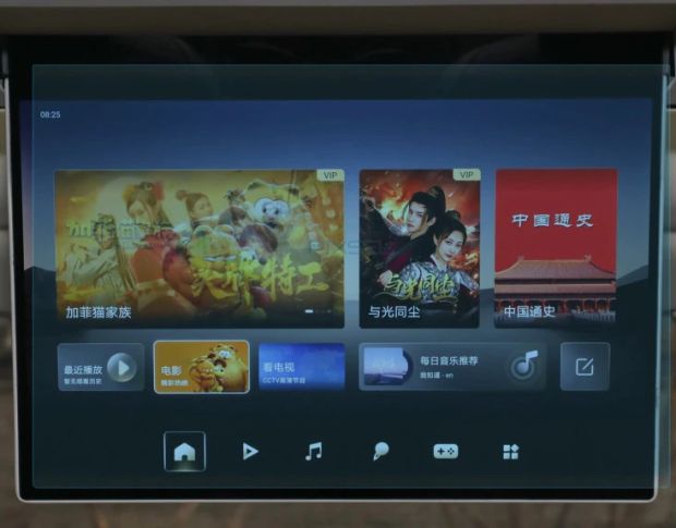 Защитное стекло Pixsel на задний монитор DENZA N8L 18.1“ 2025 - (гибридное мат)