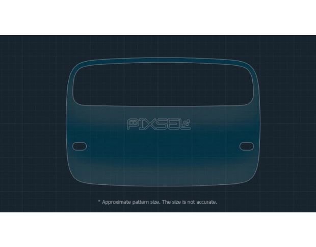 Защитное стекло Pixsel для заднего климат-контроля DENZA N8L 9.3“ 2025 - (гибридное глянец)