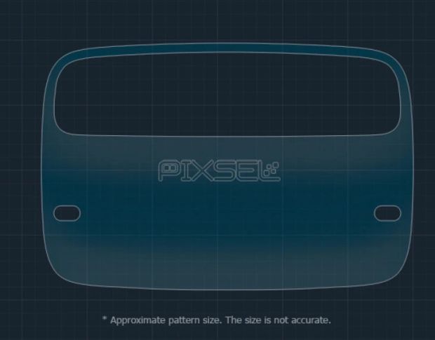 Захисне скло Pixsel на задній клімат-контроль DENZA N8L 9.3“ 2025 - (гібридне мат)