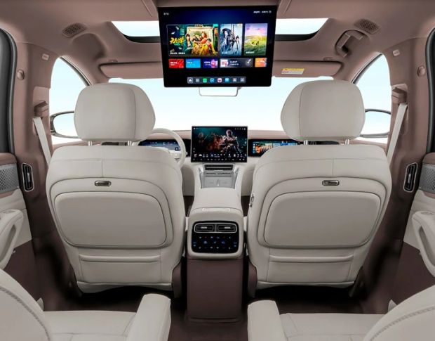 Захисне скло Pixsel на задній клімат-контроль DENZA N8L 9.3“ 2025 - (гібридне мат)