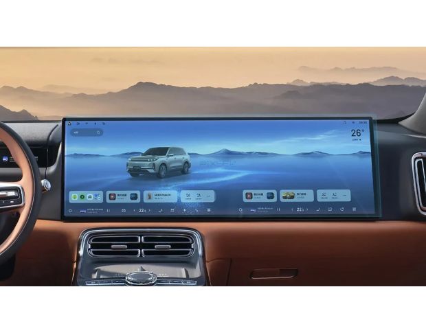 Захисне скло Pixsel на монітор GEELY GALAXY M9 30.1“ 2025 - (гібридне мат)