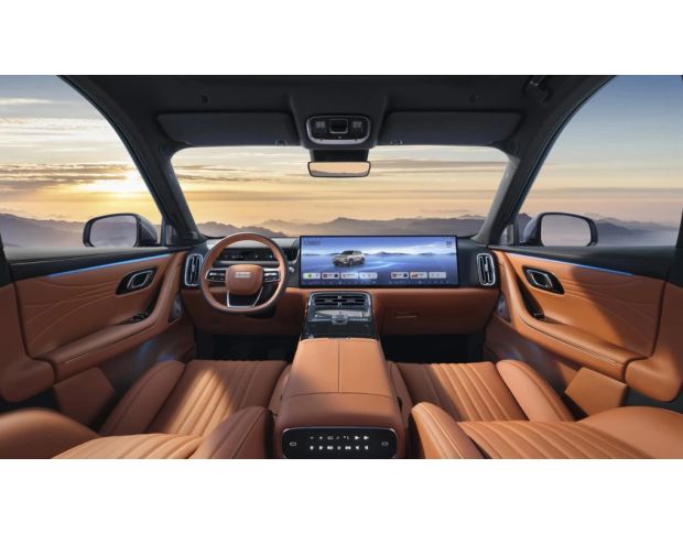 Защитное стекло Pixsel на приборную панель GEELY GALAXY M9 13.4“ 2025 - (гибридное глянец)