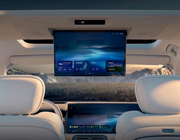 Захисне скло Pixsel на задній монітор GEELY GALAXY M9 18.2“ 2025 - (гібридне мат)