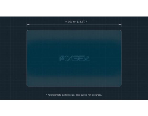 Захисне скло Pixsel на монітор AVATR 11 16.6“ 2025 - (гібридне мат)