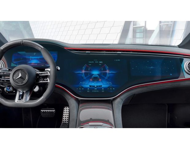 Захисне скло Pixsel на широкий монітор MERCEDES BENZ EQE 49.1“ 2022 - (гібридне глянець)