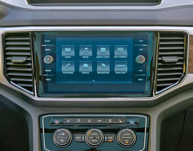 Захисне скло Pixsel на монітор VOLKSWAGEN ATLAS 10.9“ 2017 - 2020 (гібридне глянець)