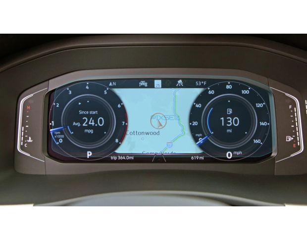 Защитное стекло Pixsel на приборную панель VOLKSWAGEN ATLAS 9.9“ 2017 - 2020 (гибридное глянец)